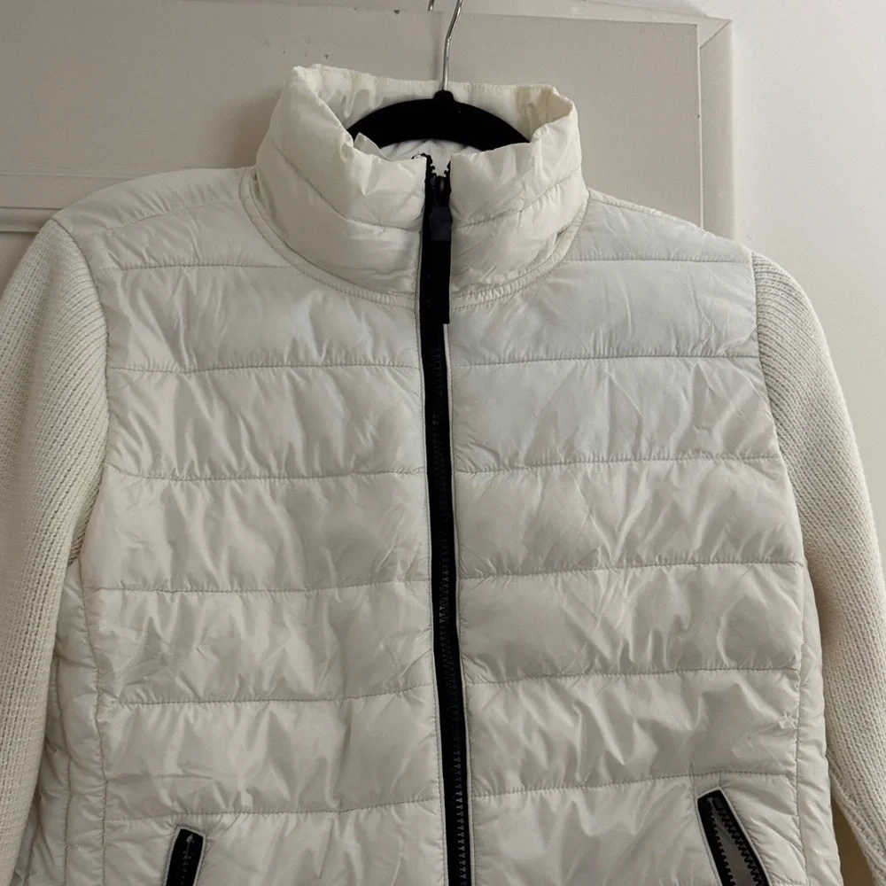 Lou & Grey Sweater Puffer Jacket SZ S - Picture 3 of 8